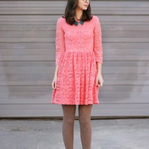 H&M Salmon Lace Dress